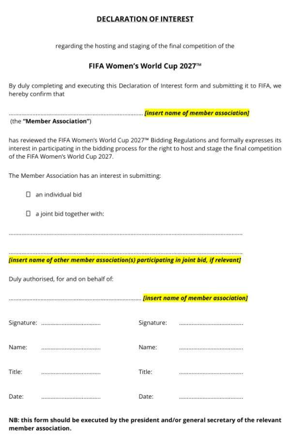 开云体育下载-截止日周二 足协交了2034世界杯申办意向书了么？