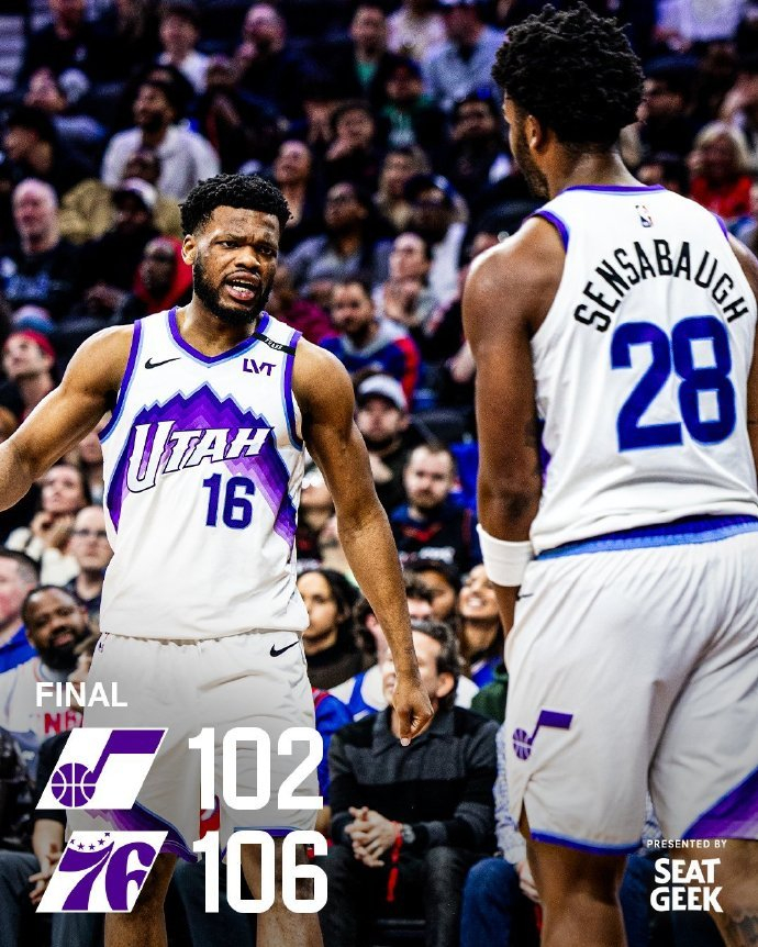 开云APP-76人送爵士7连败！马克西25分6助，沃克22分10板，乔治空砍30分|三分球|保罗·乔治|波士顿凯尔特人队|圣安东尼奥马刺队|泰雷塞·马克西_新浪体育_新浪新闻